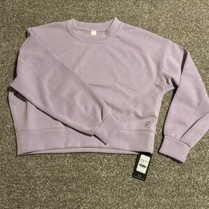 Lululemon x Peloton Perfectly Oversized Cropped Sweatshirt size 6 NWT